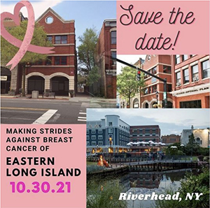 Making Strides is in downtown Riverhead this year