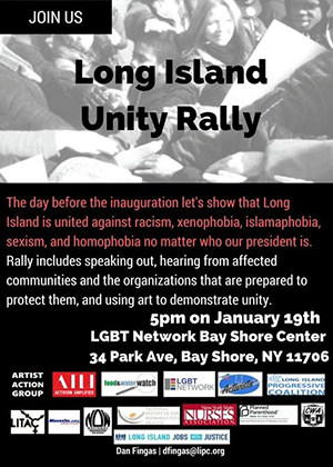 poster for LI Unity Rally