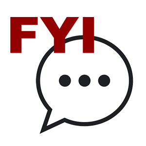 chat icon with FYI