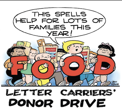 Stamp Out Hunger food drive 2021