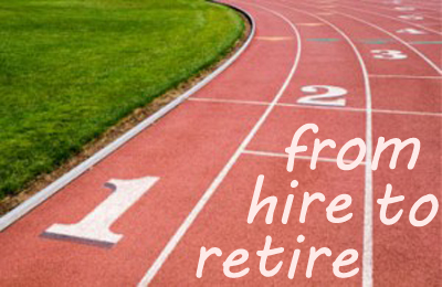 from hire to retire