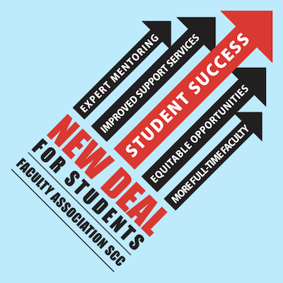 New Deal for Students logo with student success central to the image